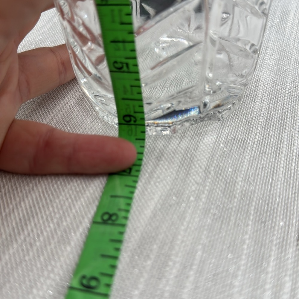 Fifth Avenue 24% Lead Crystal 6" Portico Jelly Jar With Lid Candy Dish Vintage - Picture 6 of 7